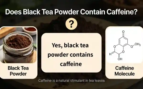 粉末紅茶にはカフェインが含まれていますか?